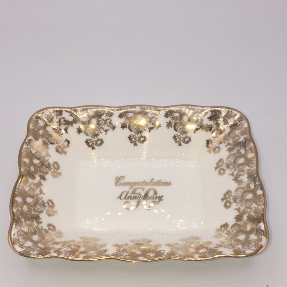 Royal Albert Golden Wedding Anniversary 50th Dish - Picture 6 of 9